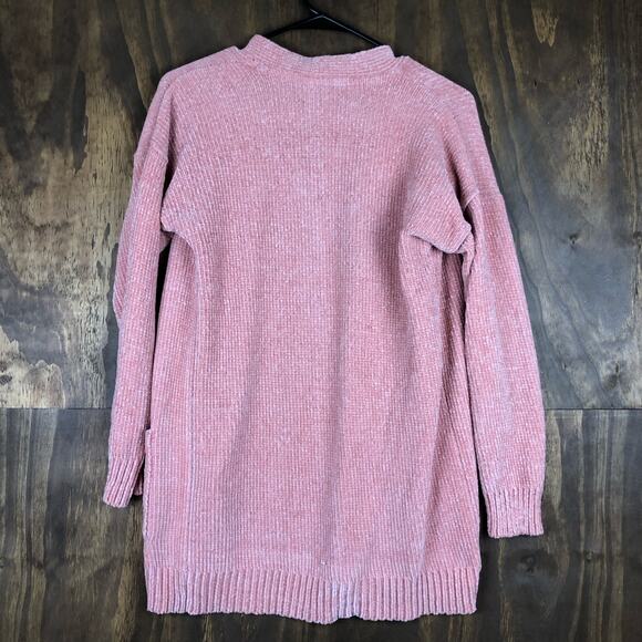 Bobbie Brooks Womens Sweater Pink Cardigan Soft Knitted Comfort Warmth Small - Picture 9 of 11